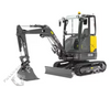 ECR25D Compact Excavator 2.49–2.6 Ton Excavator with 15.6kW Power