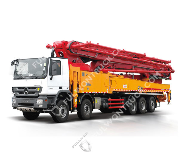 62m concrete pump truck with Benz chassis supply by Fullwon