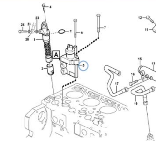 Fullwon ORIGINAL Volvo EC210B Fuel Regulator