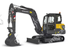 EC60E Compact Excavator 5.76–7.0 Ton Excavator with 44.3kW Power