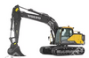 EC160E Medium-sized Crawler Excavator 110kW 0.3–0.96m³