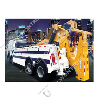  Fullwon White Boom And Sling Integrated Wrecker with Sinotruk Chassis