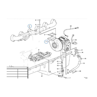 Fullwon Original VOLVO EC480D Excavator Turbo Charger