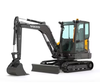EC37 Compact Excavator 3.79 Ton Mini Excavator with 18.5kW Power