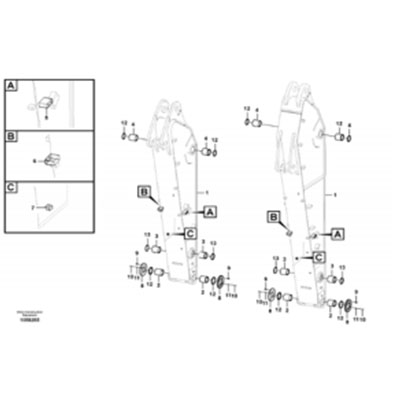 Fullwon ORIGINAL Volvo EC380D Arm