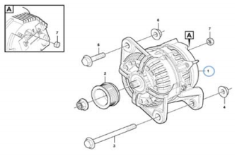 Fullwon ORIGINAL Volvo EC380D Engine Alternator