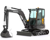 ECR40 Compact Excavator 3.99 Ton Excavator with 18.5kW Power