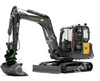 EC65 Compact Excavator 5.75–6.81 Ton Excavator with 46kW Power