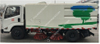 Fullwon Light Truck Mounted Road Sweeper Sanitation Truck (twin Engine)