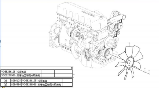 Fullwon ORIGINAL Volvo EC210B Excvator Spare Parts of Fan