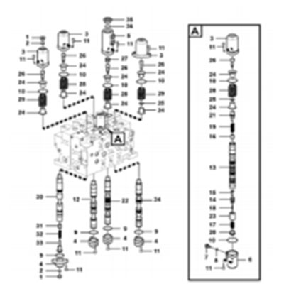 Fullwon ORIGINAL Volvo EC380D Main Control Valve
