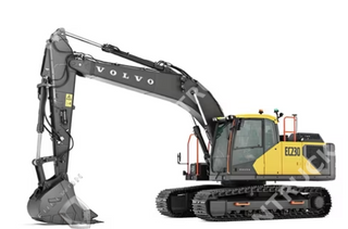 EC230 Medium-Sized Crawler Excavator, 129kW Stage V/Tier 4f