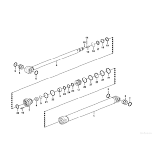 Fullwon Original VOLVO EC480D Excavator Arm Cylinder