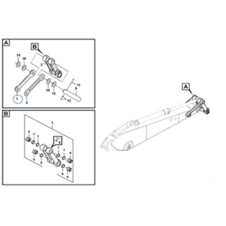 Fullwon Original VOLVO EC480D Excavator Yoke 