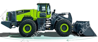 BRETON BRT970EV Electric Wheel Loader, 7-Ton Rated Payload