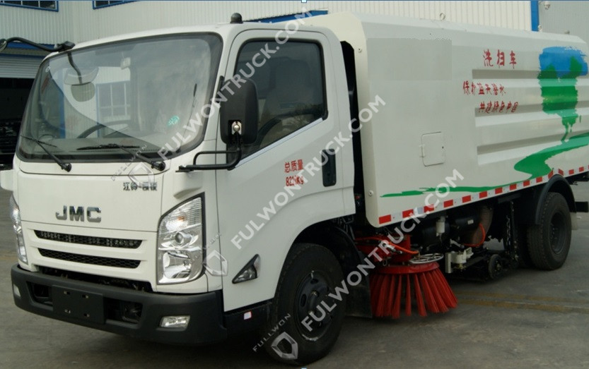 Fullwon Truck Mounted Road Cleaning Sweeper Truck (pressure Water Washing)