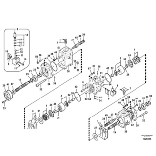 Fullwon ORIGINAL Volvo EC210B Hydraulic Pump