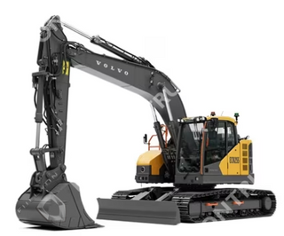 ECR255 Medium-Sized Crawler Excavator, 129kW Stage V/Tier 4f Excavator