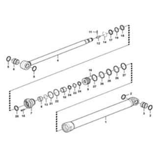 Fullwon ORIGINAL Volvo EC380D Arm Cylinder