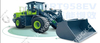 BRETON BRT958EV Electric Wheel Loader, 5.5-Ton Rated Payload