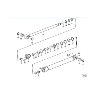 Fullwon Original VOLVO Excavator Boom Cylinder